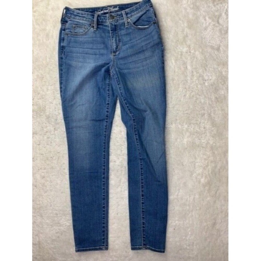 Universal Thread Size 4 27 Womens Jeans Mid Rise Med Wash Stretch Skinny